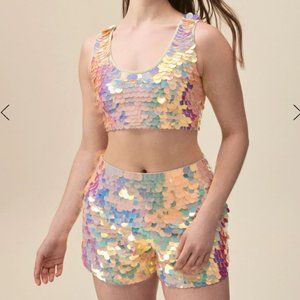 Rosa Bloom Sequin Set